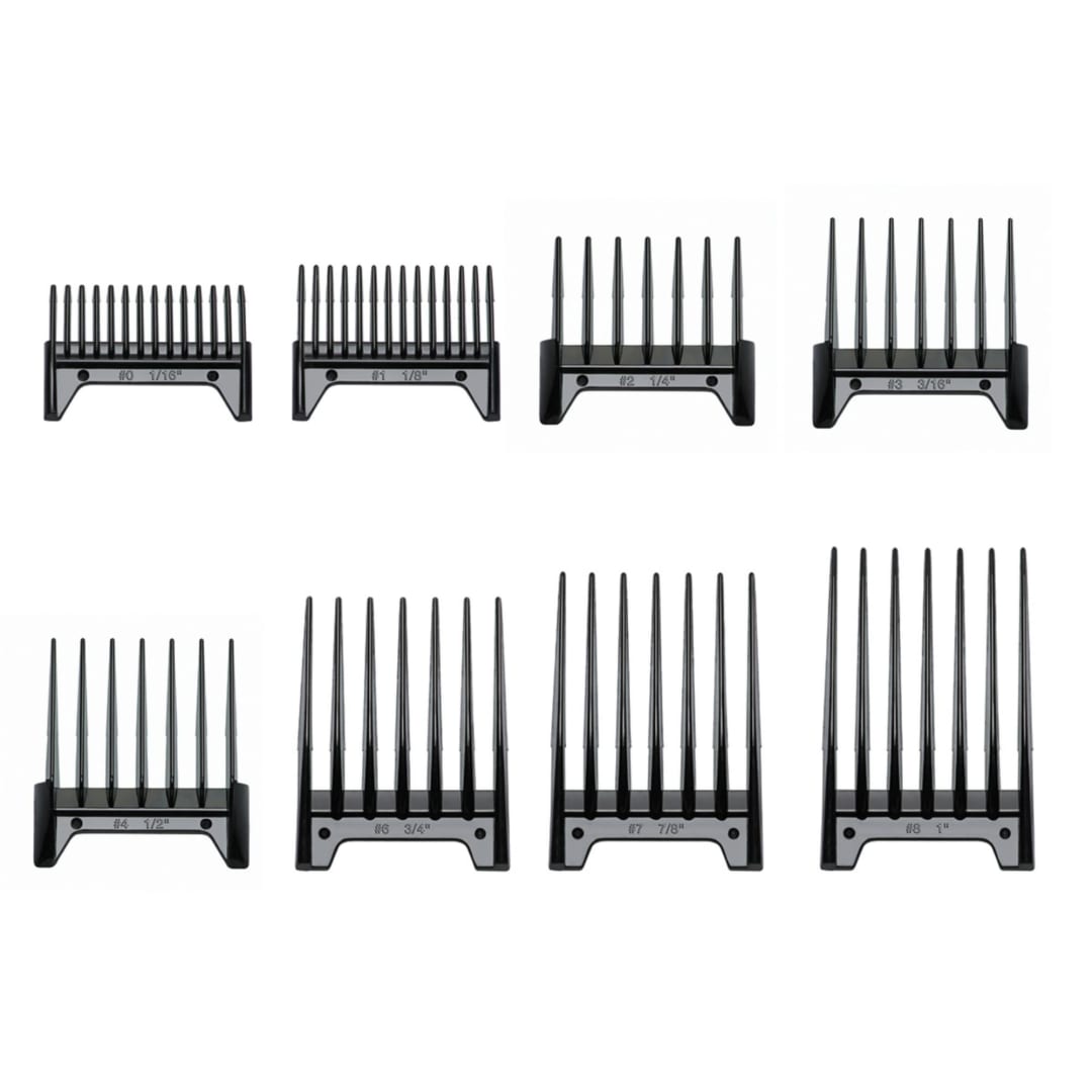 Oster® 8 Piece Comb Attachment Set for Adjustable Blade Clipper