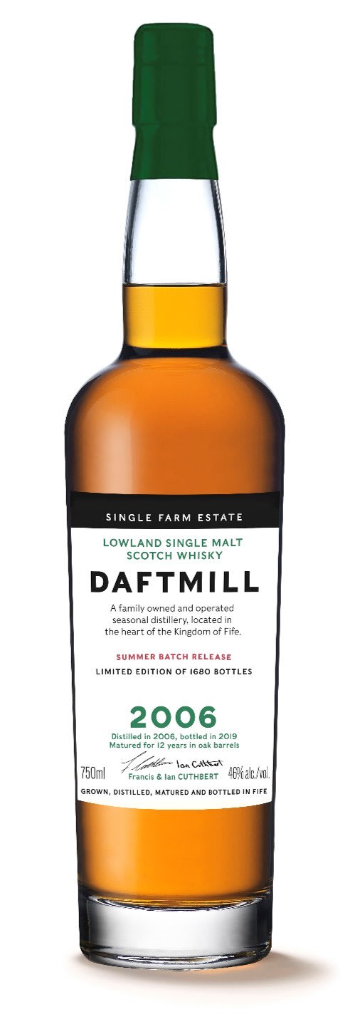 Daftmill Single Malt Scotch Summer Batch Release Single Farm Estate 2006 12 YO 750 ML
