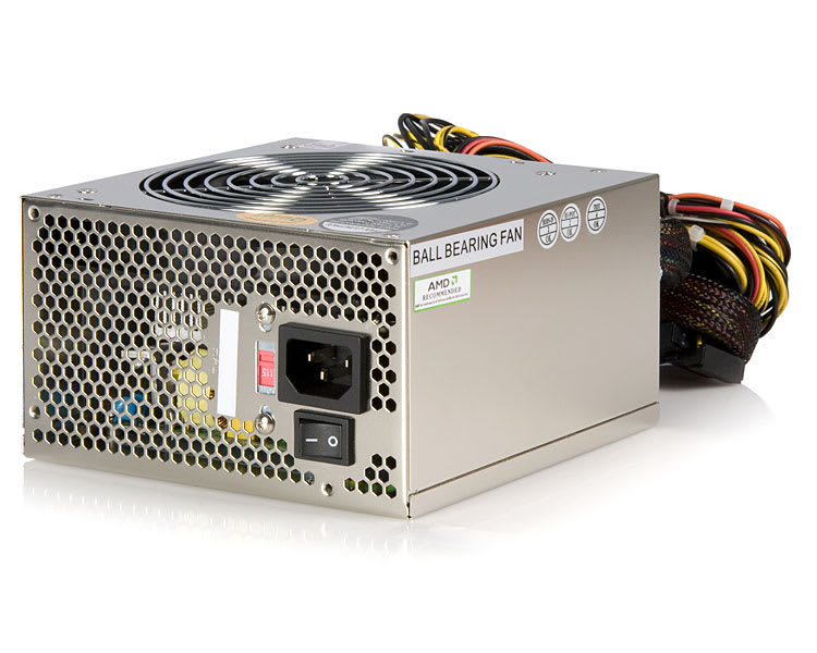 500W Silent ATX12V PC PSU Power Supply w/120mm Fan
