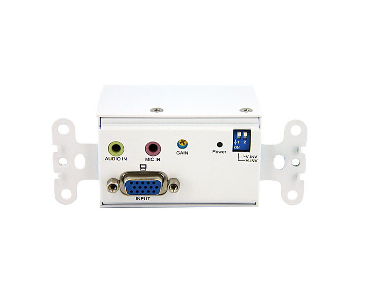 VGA Wall Mount Cat5 Video Extender Kit