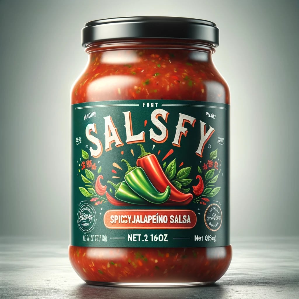 Salsify Spicy Jalapeño Salsa, 16oz Jar