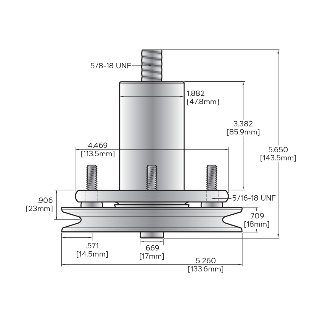 Spindle Assembly, GRAVELY 51537200