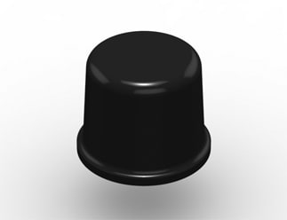 3M™ Bumpon™ Produtos Protetores SJ61A6 Preto, 10.000/caixa