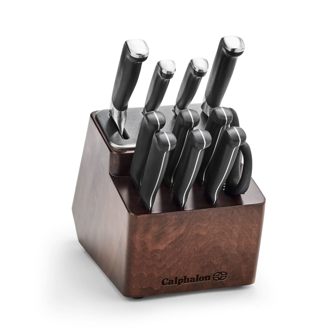 Calphalon® Premier™ SharpIN Knife Set with Sharpening Knife Block, 12 Piece, Carbon Steel