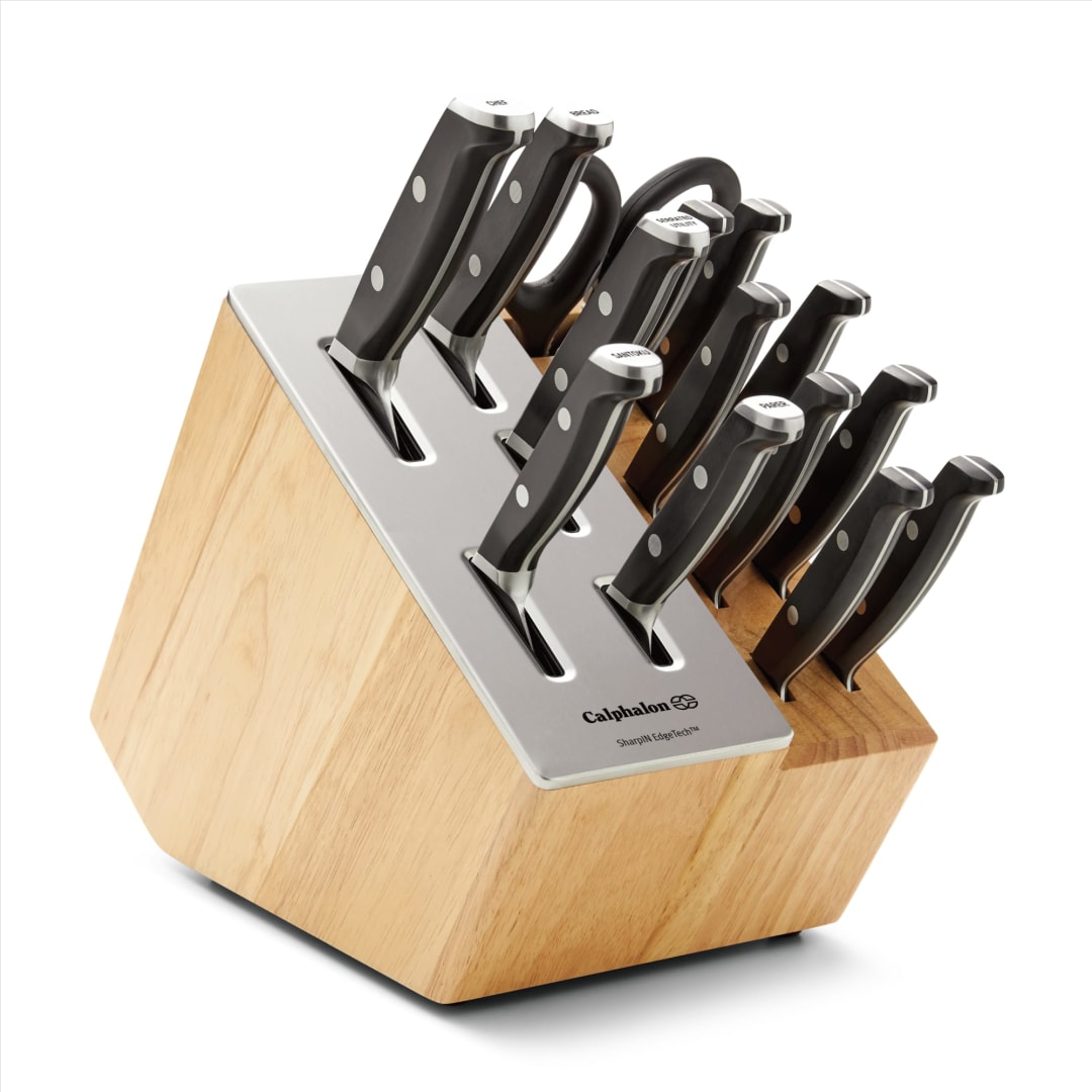 Premier by Calphalon® 15-Piece Knife Set with SharpIN Edgetech™