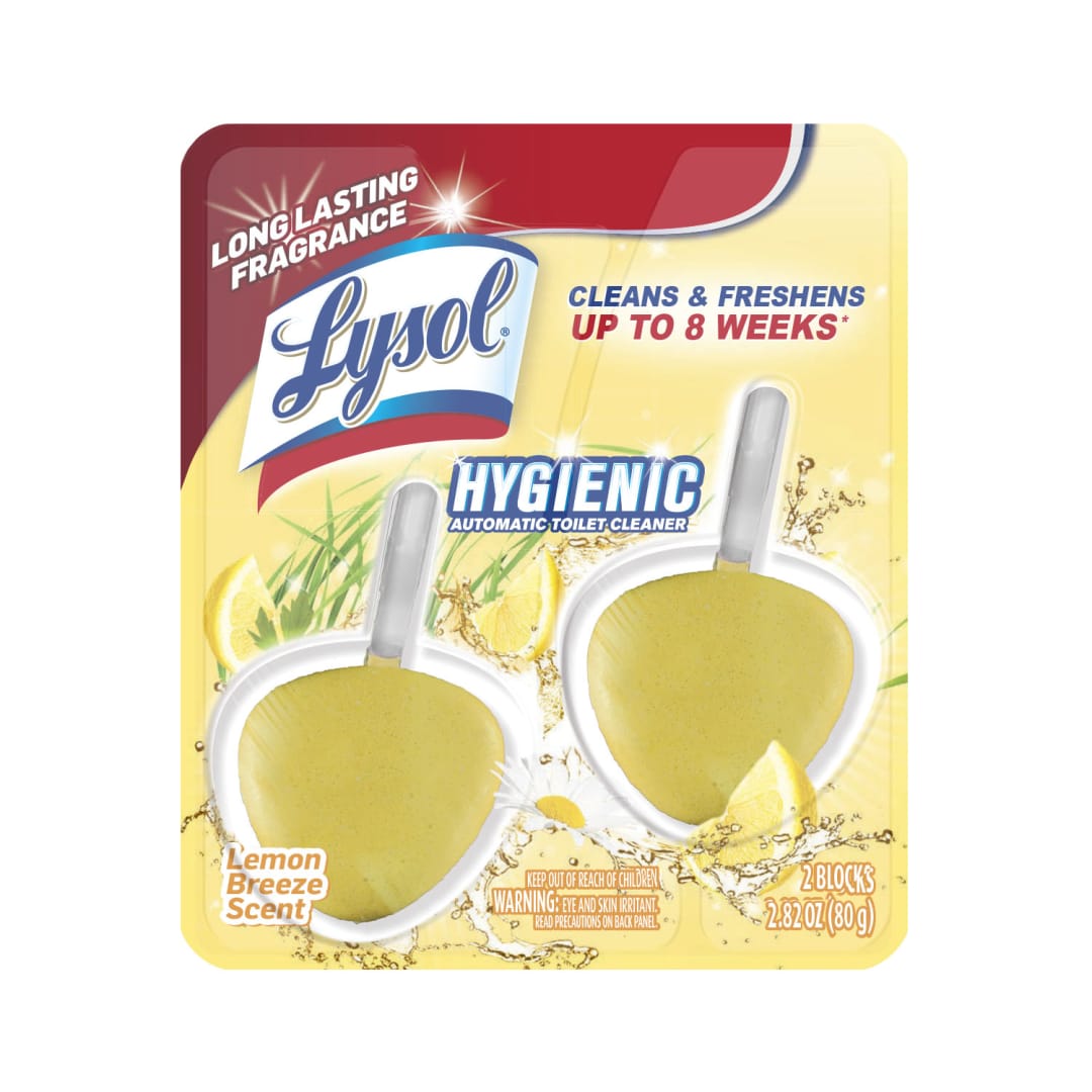 LYSOL® Automatic Toilet Bowl Cleaner - Hygienic Lemon Breeze 4/2 ct.