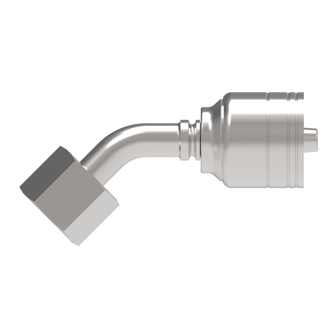 Aeroquip Female Dko L 45d M14x1.5 X 1/4 Hydraulic Hose Fit
