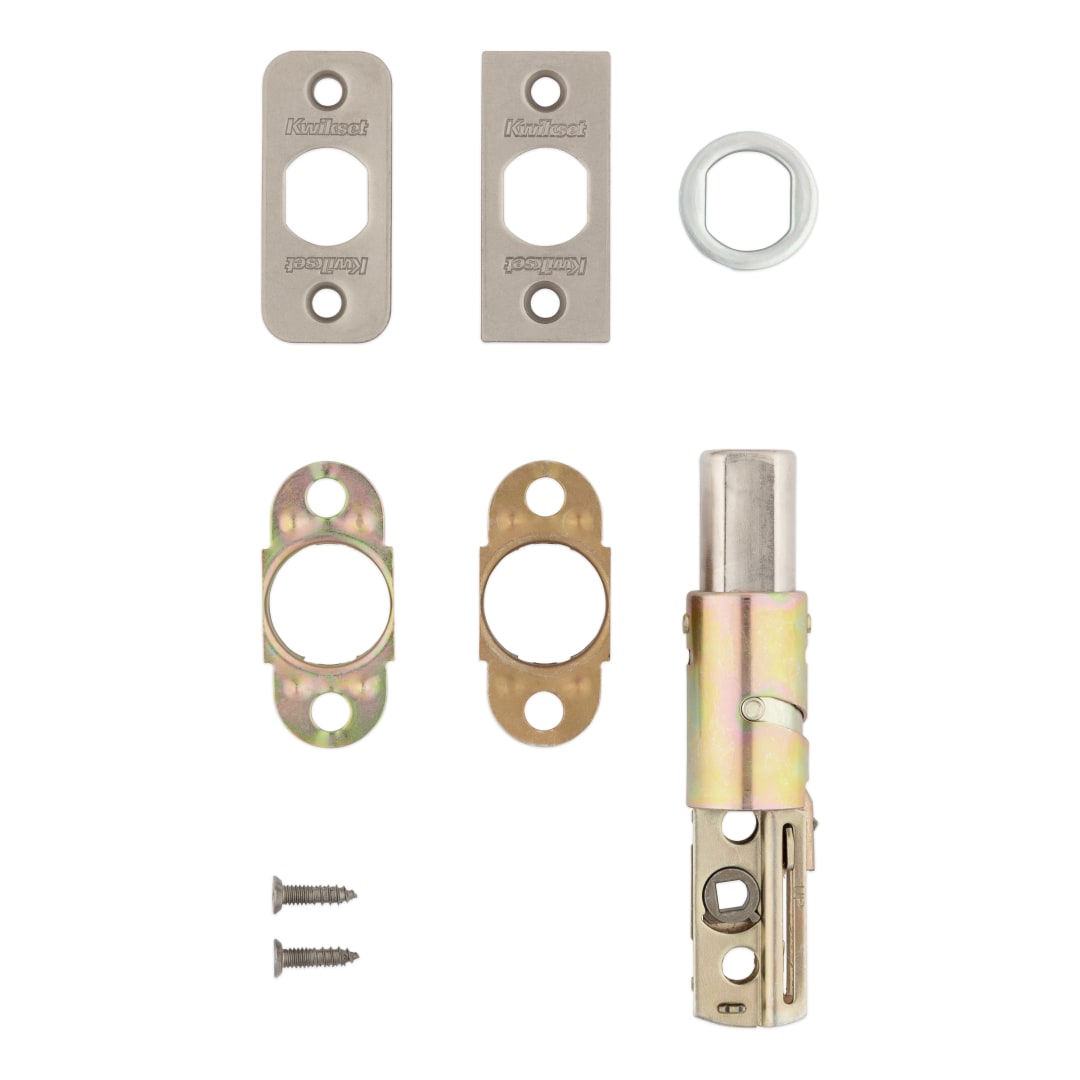 6-Way Adjustable Deadbolt Latch for Satin Nickel Finish