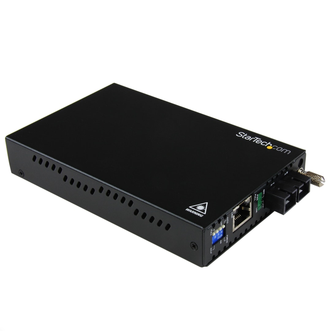 Gigabit Ethernet MM Fiber Converter SC 550m - 1000 Mbps