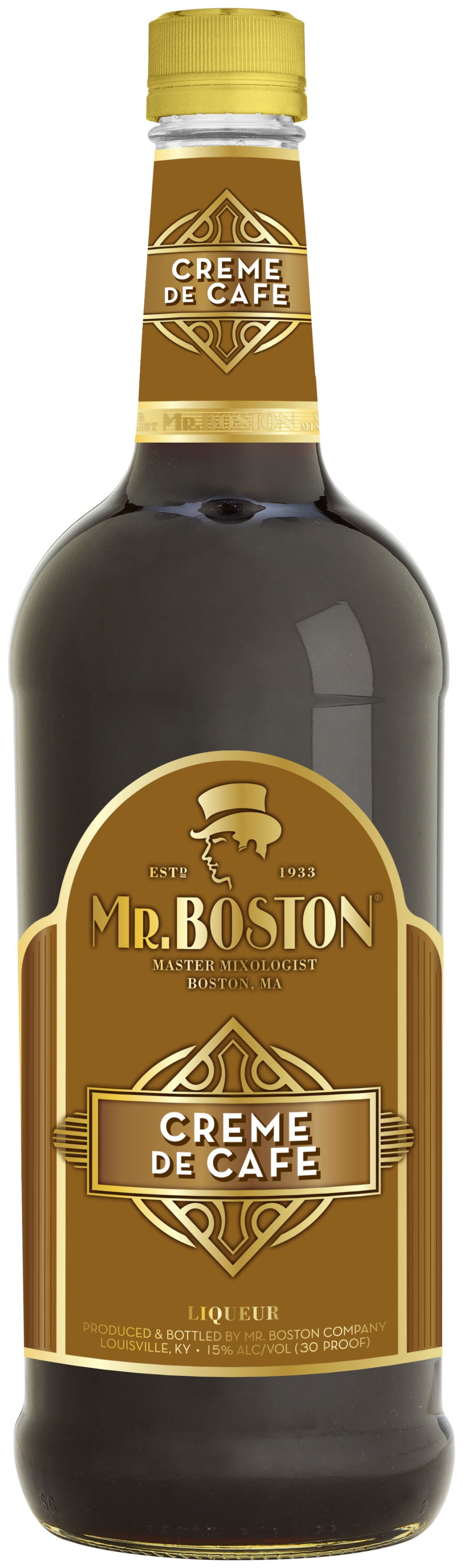 Mr. Boston Creme De Cafe Liqueur 1l 30 Proof