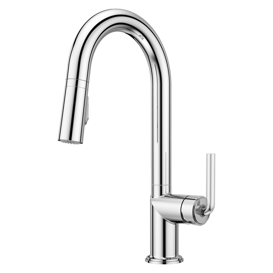 Tenet 1-Handle Pull-Down Bar/Prep Faucet in Polished Chrome