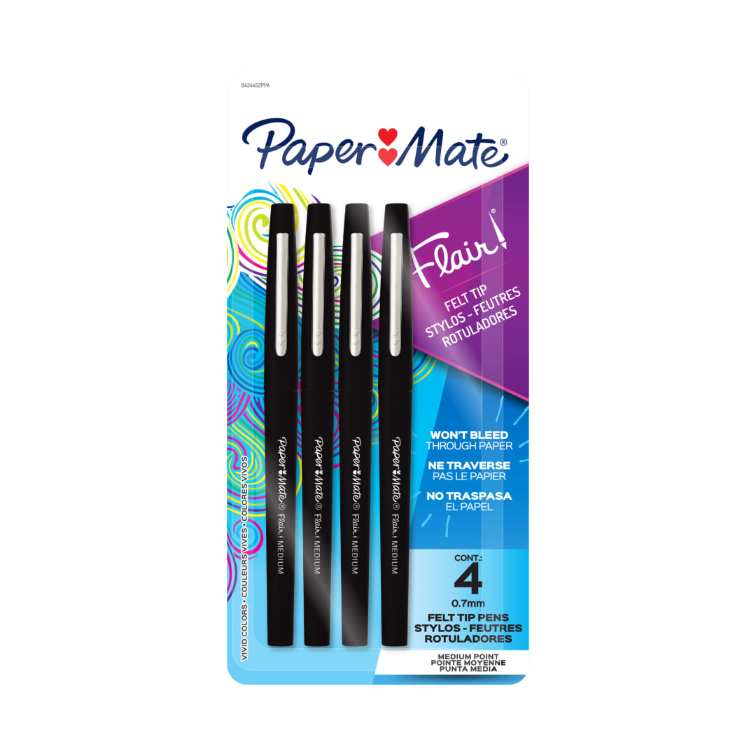 FLAIR PG C4PK BLK MP