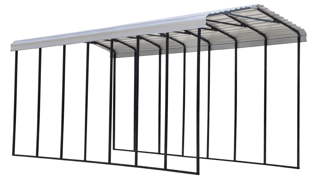 Arrow 14 x 33 x 14 ft Eggshell RV Carport