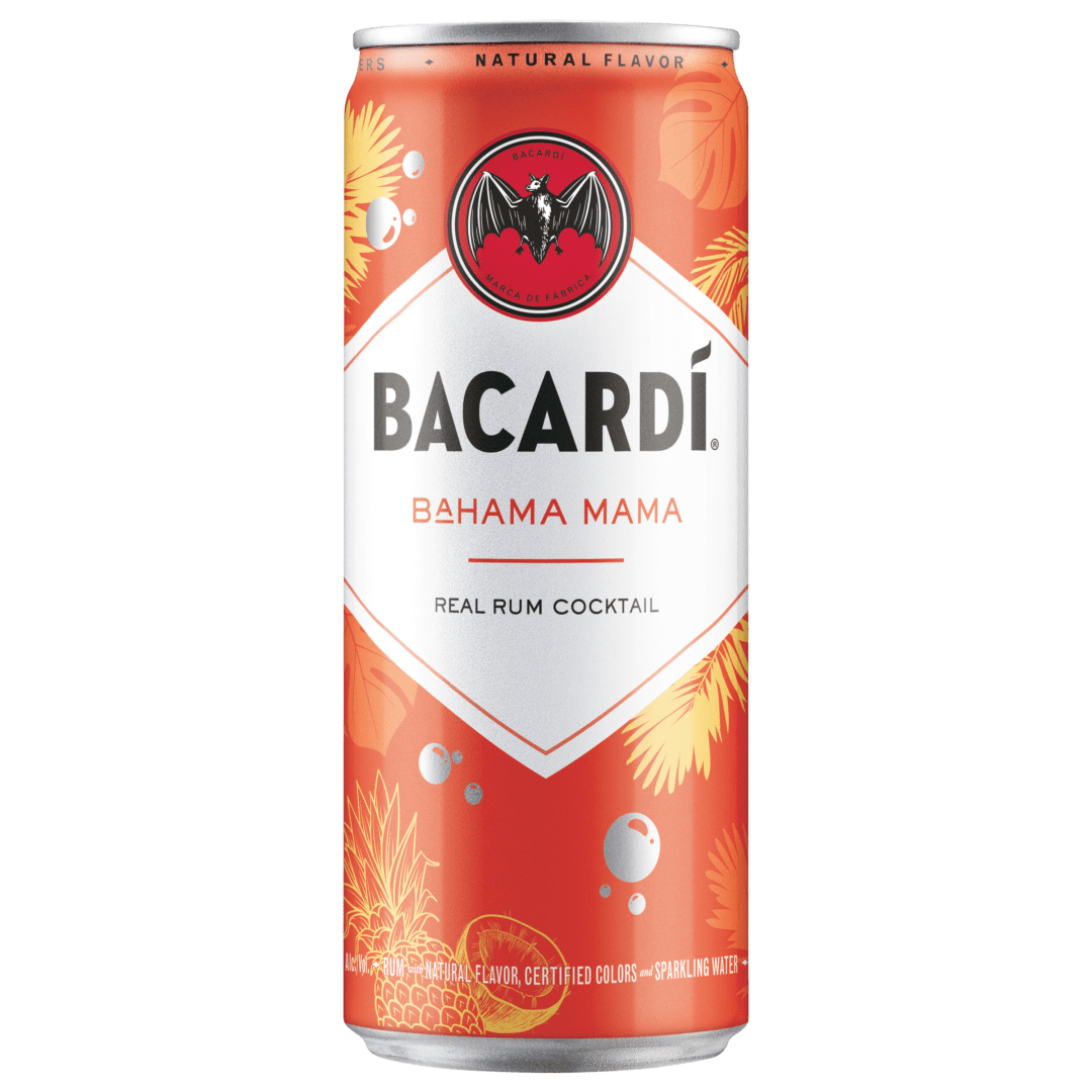 Bacardi Bahama Mama Ready To Drink Real Rum Cocktail, Gluten Free 5.9% 355mL
