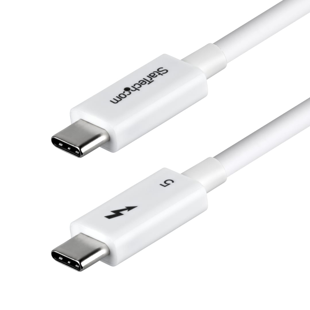 1 6ft 50cm Thunderbolt 5 Cable 240W EPR PD 80Gbps White