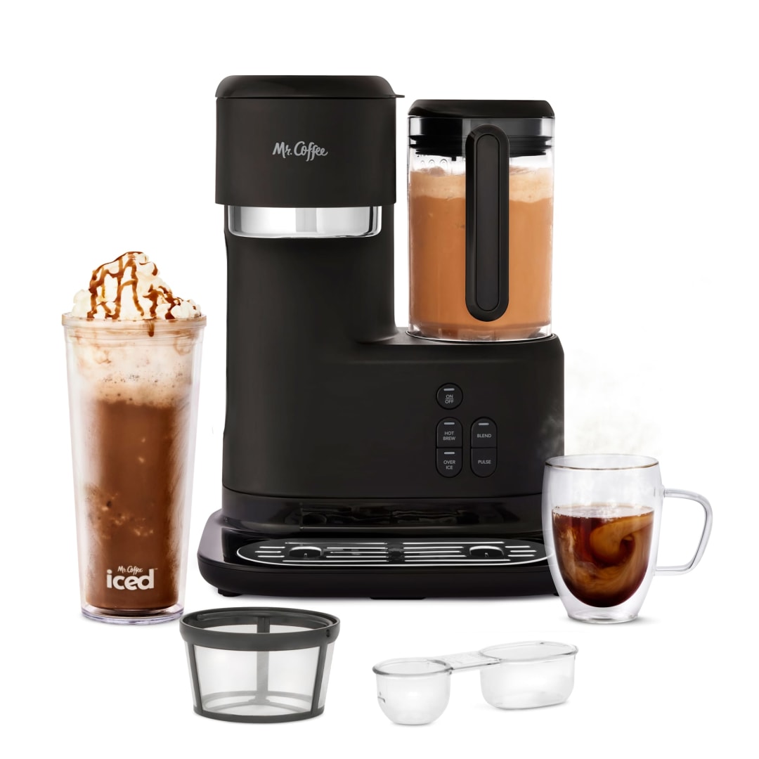 Mr. Coffee® Single-Serve Frappe™, Iced, and Hot Coffee Maker and Blender