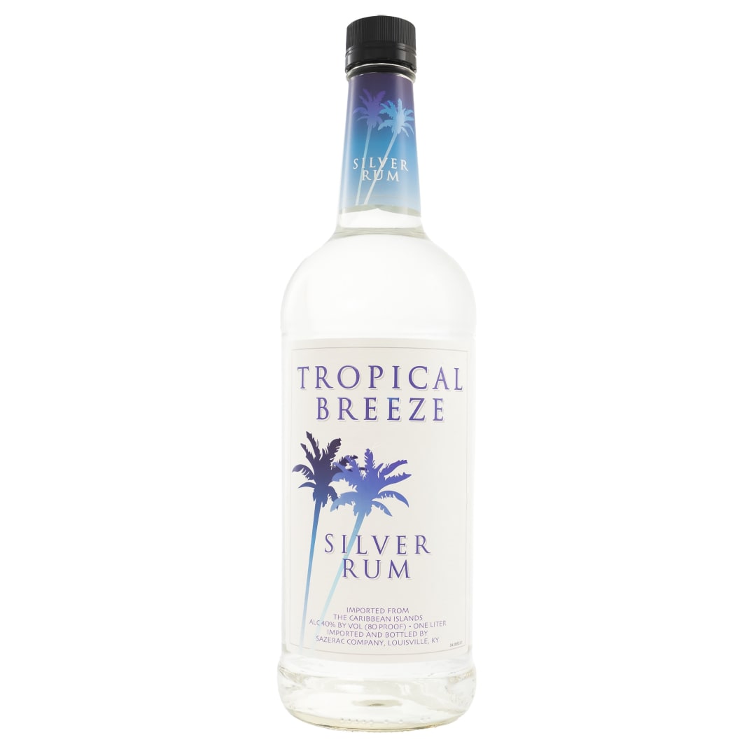 Tropical Breeze Light Rum 1l 80 Proof