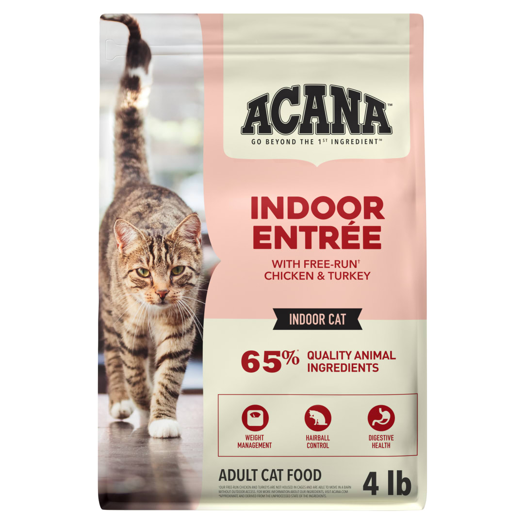 ACANA Dry Cat Food for Indoor Cats Indoor Entrée Chicken Turkey Whole Herring and Rabbit
