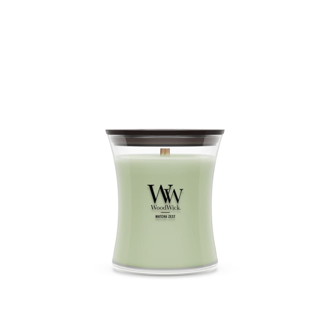Woodwick Matcha Zest Medium Hourglass Candle
