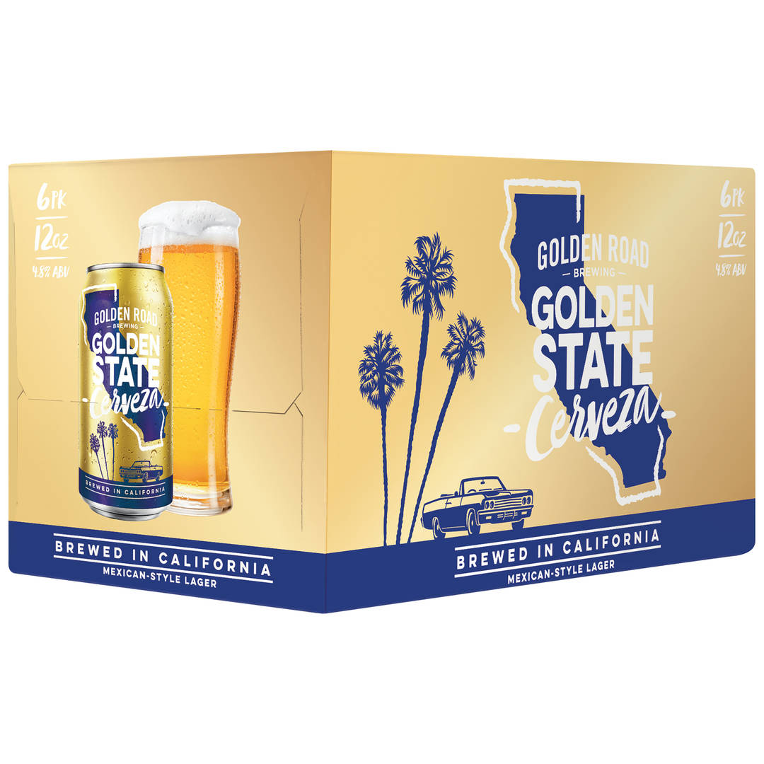 Golden Road Brewing Golden State Cerveza, 6 Pack, 12 fl. oz. Cans