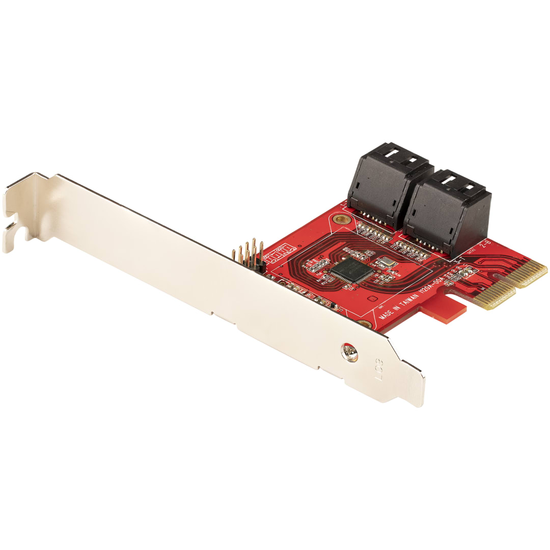 4-Port SATA 6Gbps PCI Express SATA Controller Card