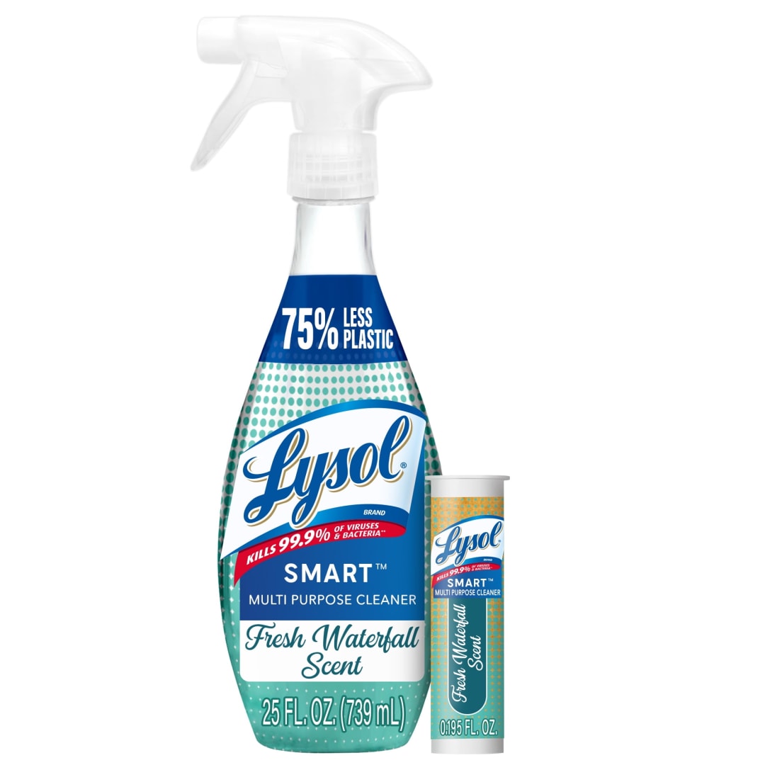 LYSOL® SMART Multi-Purpose Cleaner - 1+1 Fresh Waterfall Retail Starter Kit - 6/1 ct.