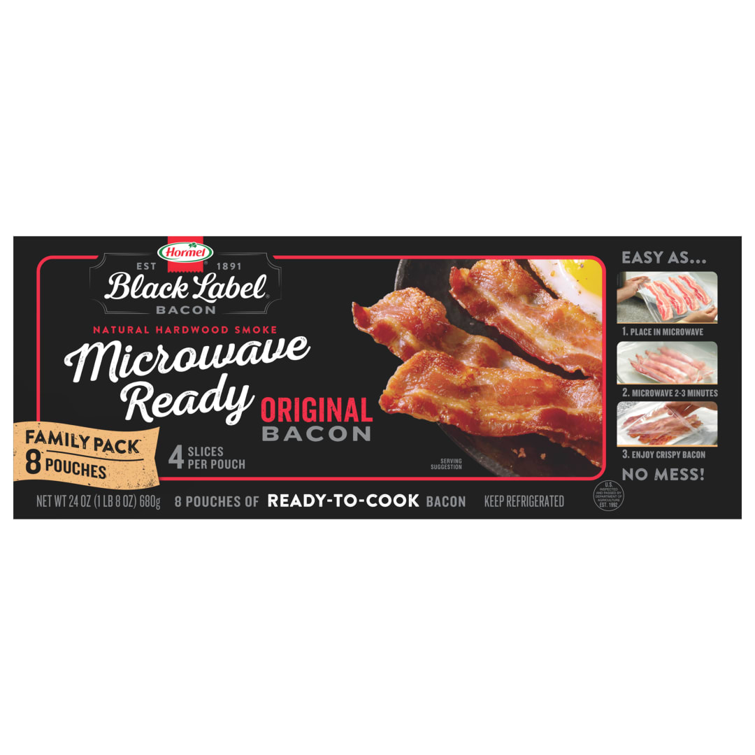 HORMEL BLACK LABEL Bacon Microwave Ready