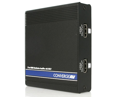 2 Port HDMI Distribution Amplifier with HDCP