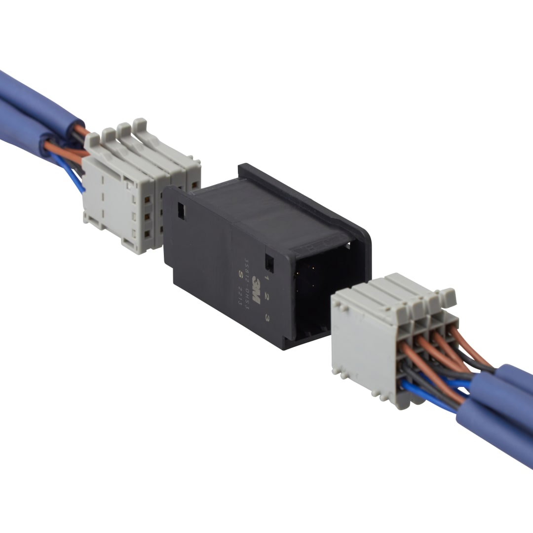 3M™ Mini Stack Steckverbinder für Kabelverlängerungen Serie 3S8, 3S812-0PS3-B00 PS 500, 500 Stück/Karton