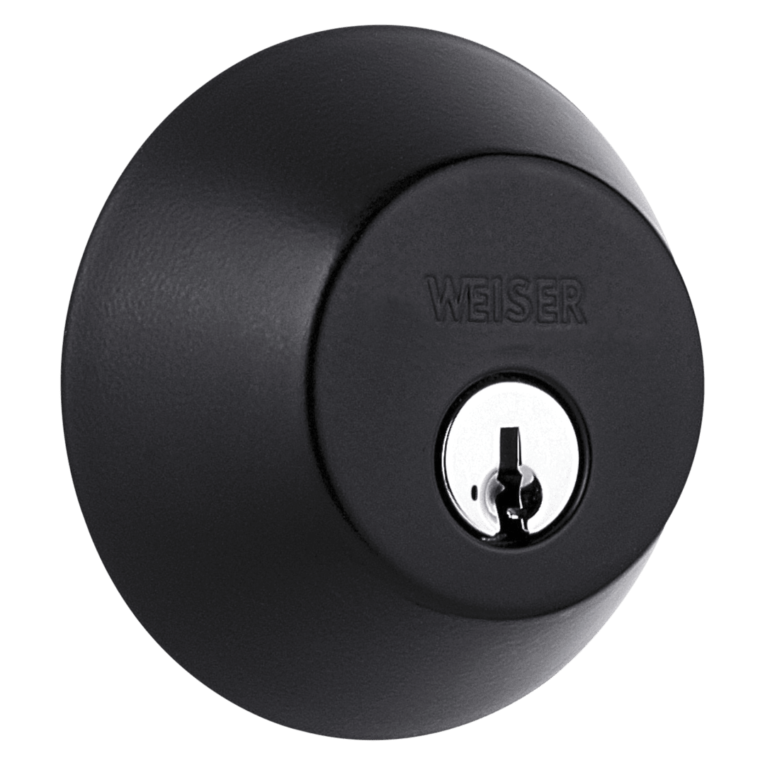 Weiser GD9471 Deadbolt - featuring SmartKey in Matte Black