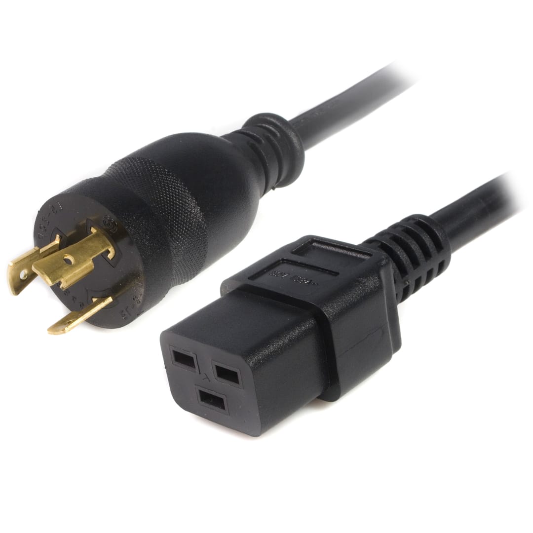 8 ft NEMA L5-20 to C19 Power Cable