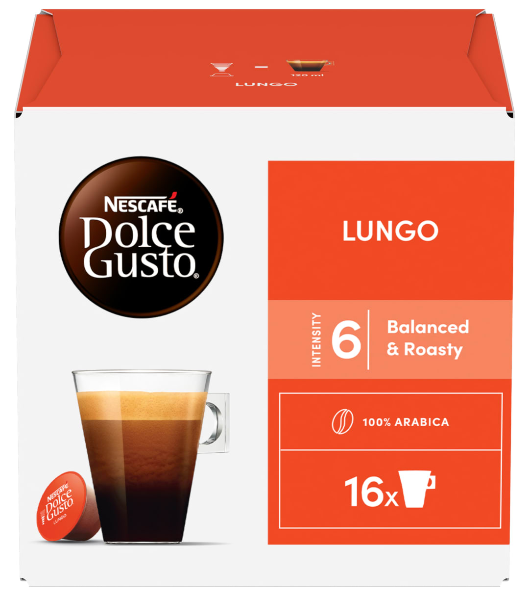 NESCAFE DOLCE GUSTO Lungo 16 Capsule 89,6g