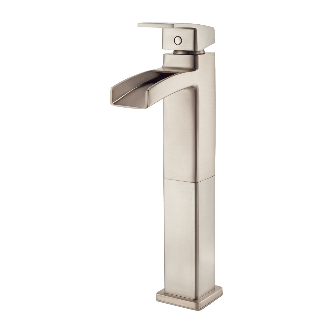 Kenzo Single Control Vessel Bathroom Faucet in Brushed Nickel