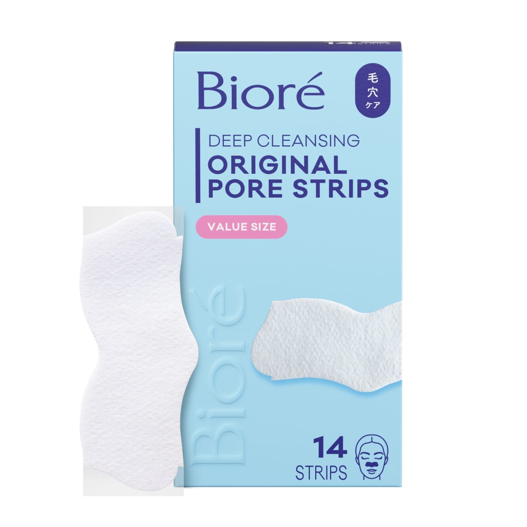 Biore Original Blackhead Remover Nose Strips, Deep Cleansing, 14 ct