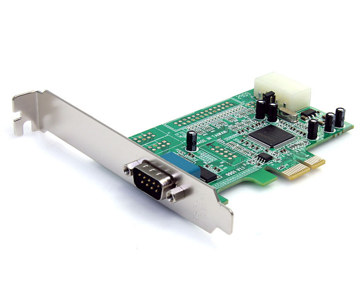 1 Port Dual Profile PCI-E RS-232 Serial Card