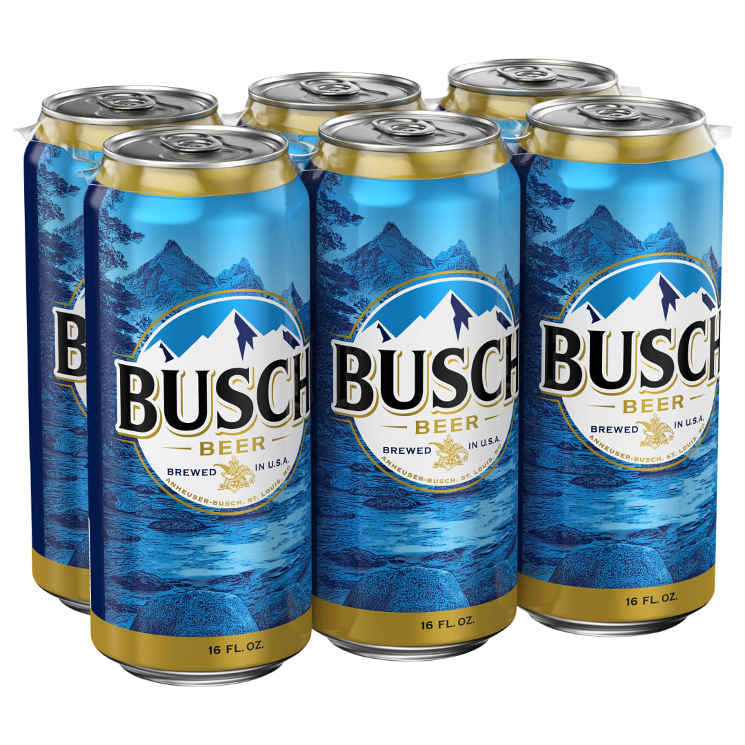 Busch Beer 16 fl oz - 6 Cans