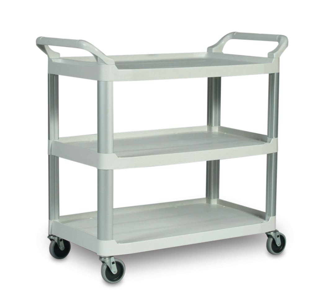 Utility Cart, Open Sided, White