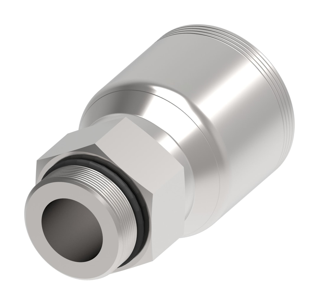 Aeroquip 1-1/4" Male O-Ring Boss x 1-1/4 Hydraulic Hose Fitting 4-Wire
