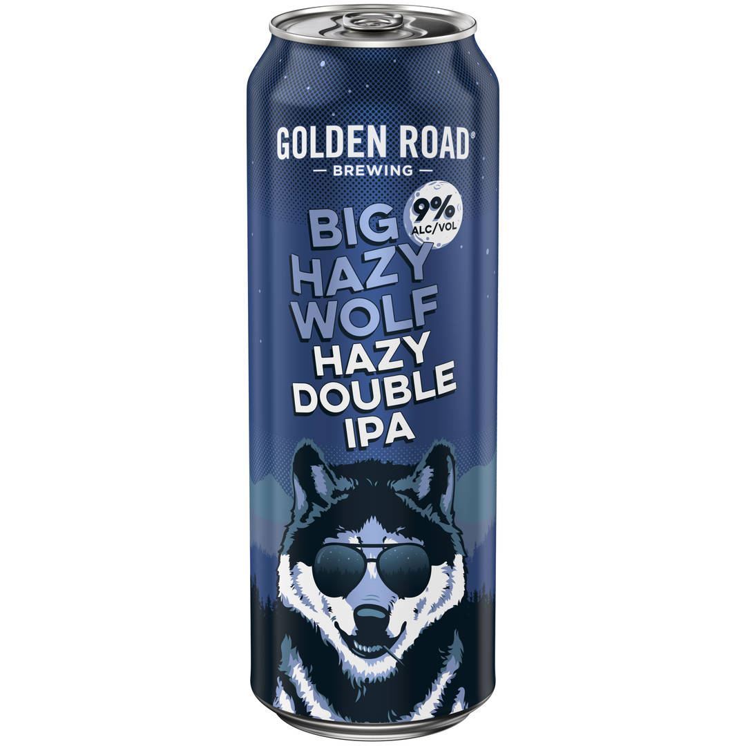 Golden Road Brewing® Big Hazy Wolf Double Hazy IPA, 19.2 fl. oz. Can
