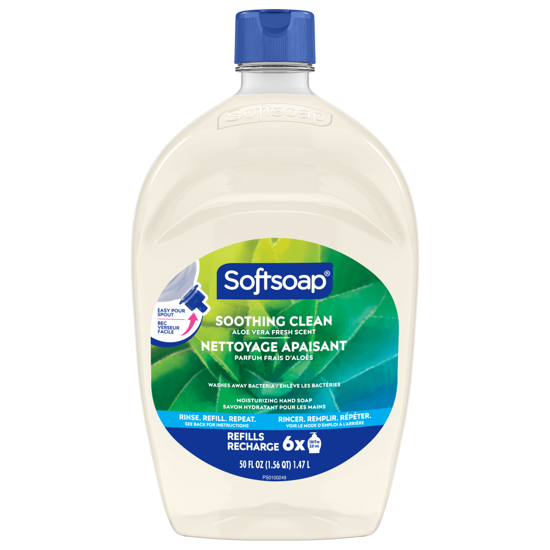 Softsoap Moisturizing Liquid Hand Soap Refill, Soothing Aloe Vera - 50 Fluid Ounce