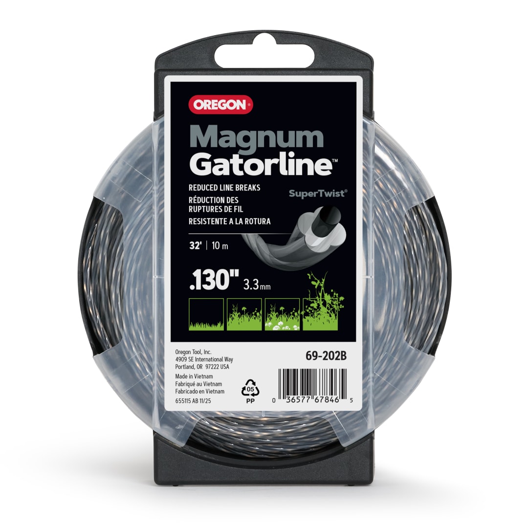 Oregon Magnum Gatorline Twist Trimmer line, 0.130in, 32ft Donut