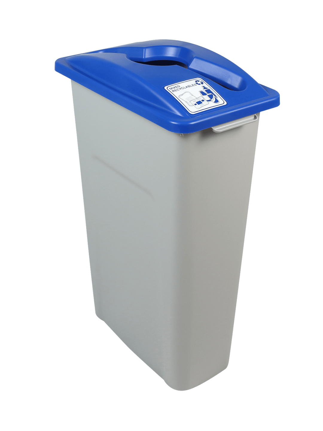 WASTE WATCHER - Single - Kit - Mixed Recyclables - Mixed - Grey-Blue