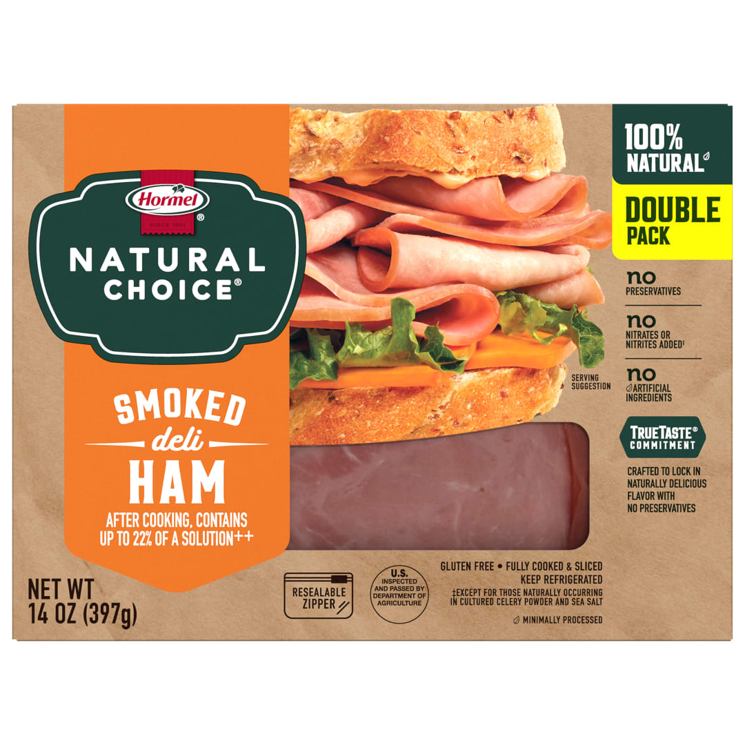 HORMEL NATURAL CHOICE Smoked Ham Double Pack Case