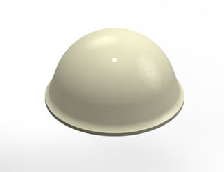 3M™ Bumpon™ SJ5017 Elastikpuffer, Weiß, 19,0 x 9,6 mm, Klebstoff Natur-Kautschuk R-30