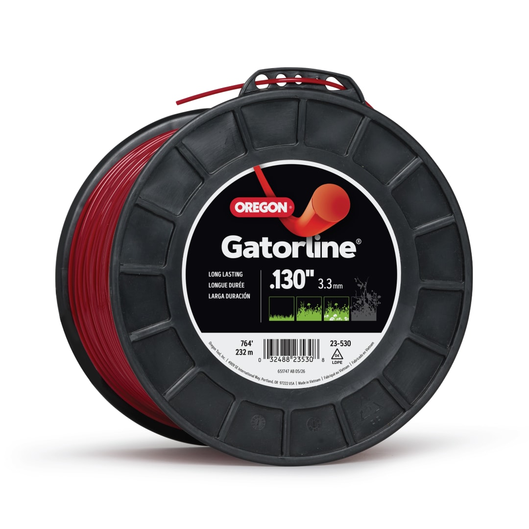 Oregon Gatorline Red Round Trimmer Line, .130 in. by 764 FT