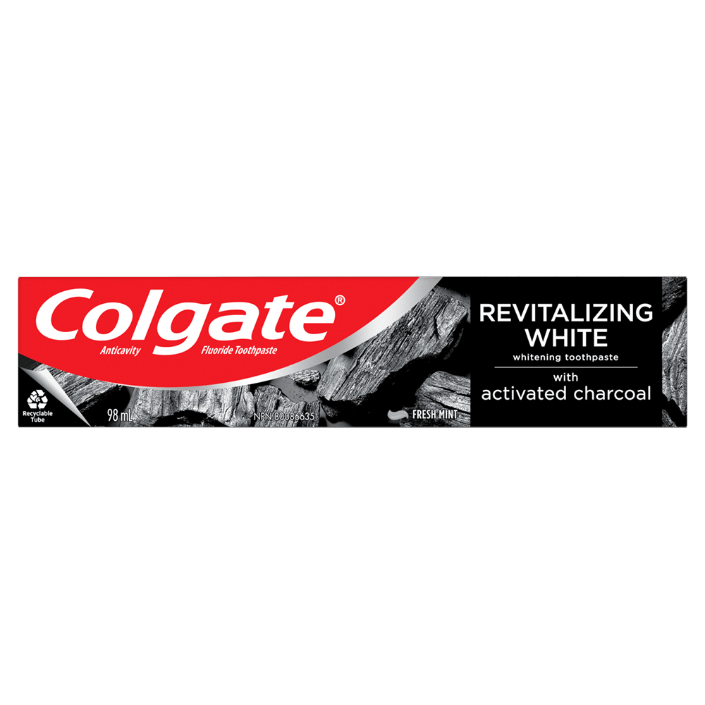 Colgate Revitalizing White Toothpaste with Charcoal 98 mL