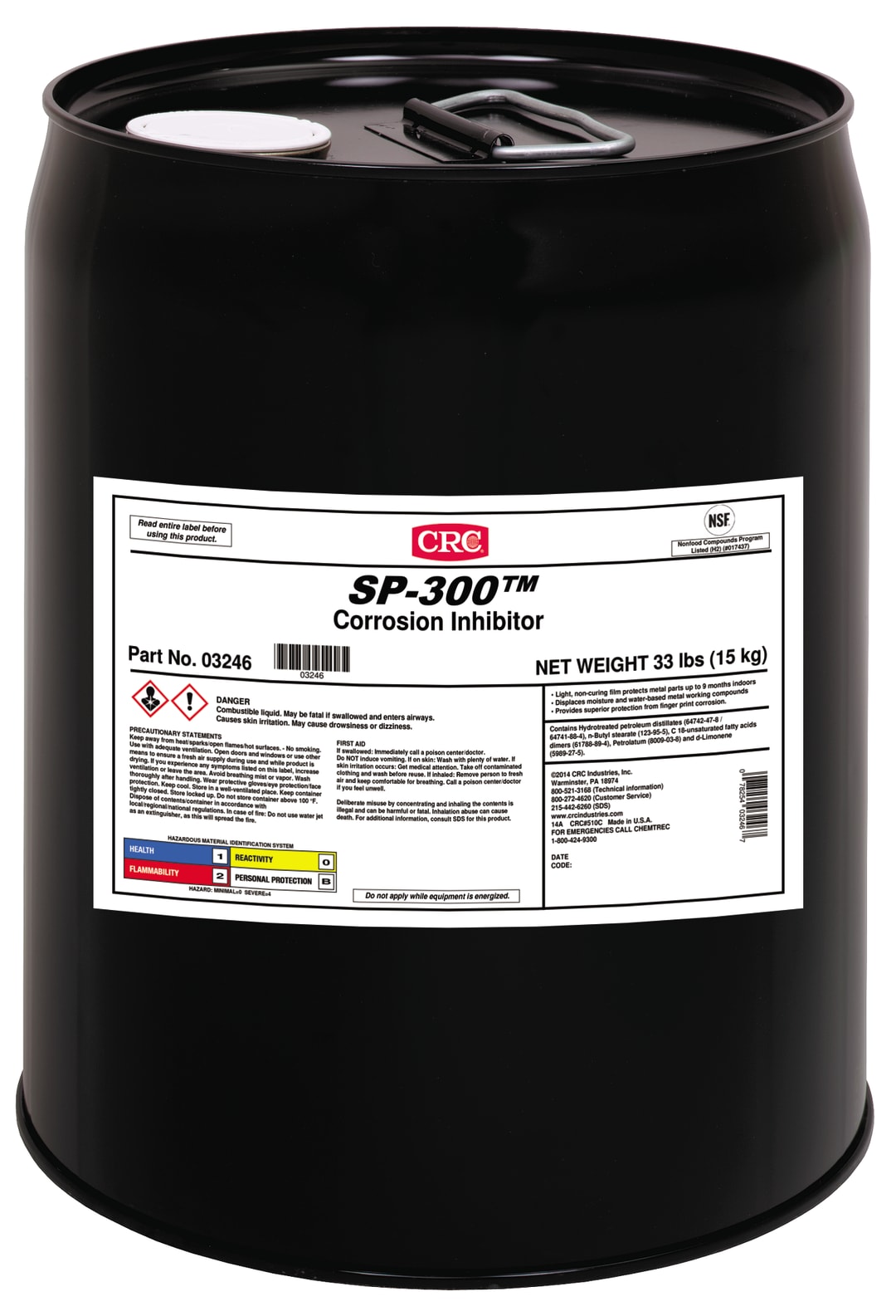 CRC SP-300 Corrosion Inhibitor 1X5GL