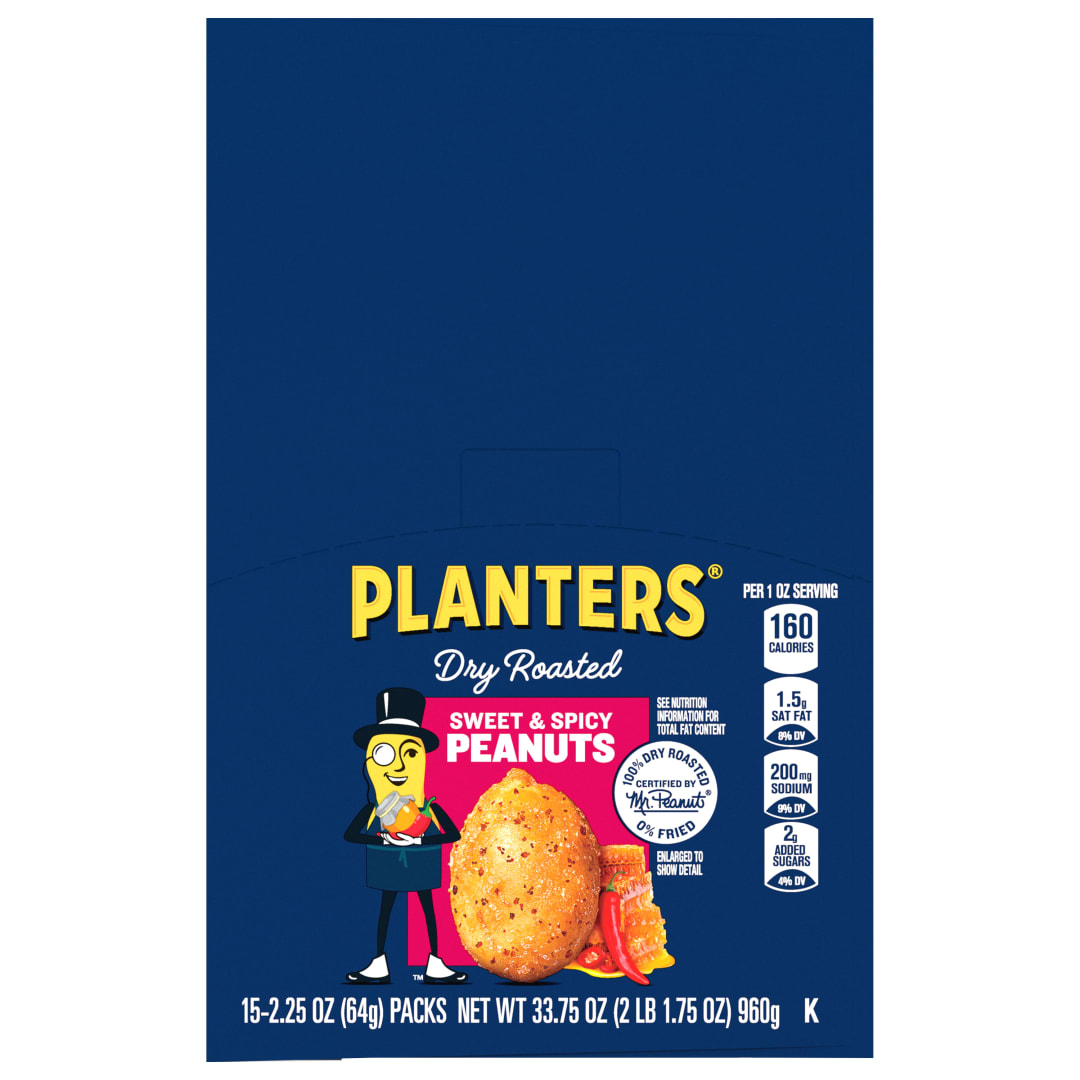 PLANTERS Sweet N Spicy Peanut Tube