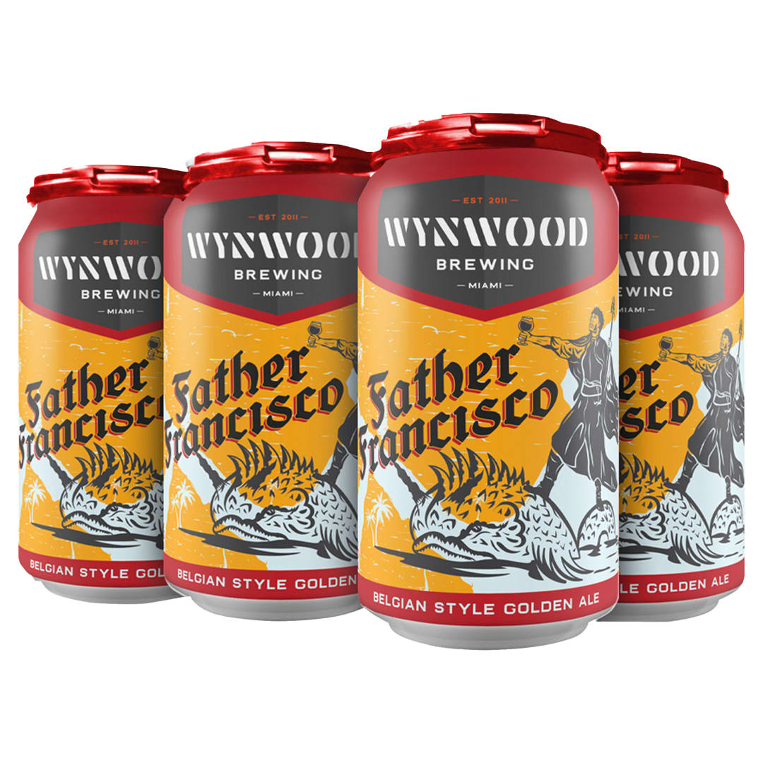 Father Francisco Belgian Style Golden Ale, 6 Pack 12 fl. oz. Cans