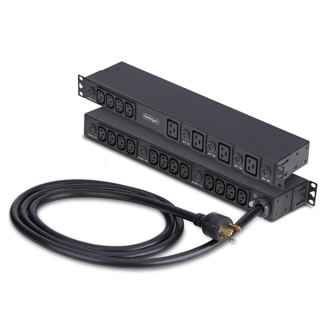 Basic 20 Port PDU 208 240V 30 A  24A L6 30P Plug